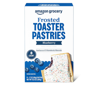 Amazon Grocery, Frosted Toaster Pastries, Blueberry or Brown Sugar Cinnamon  – Just $1.10!
